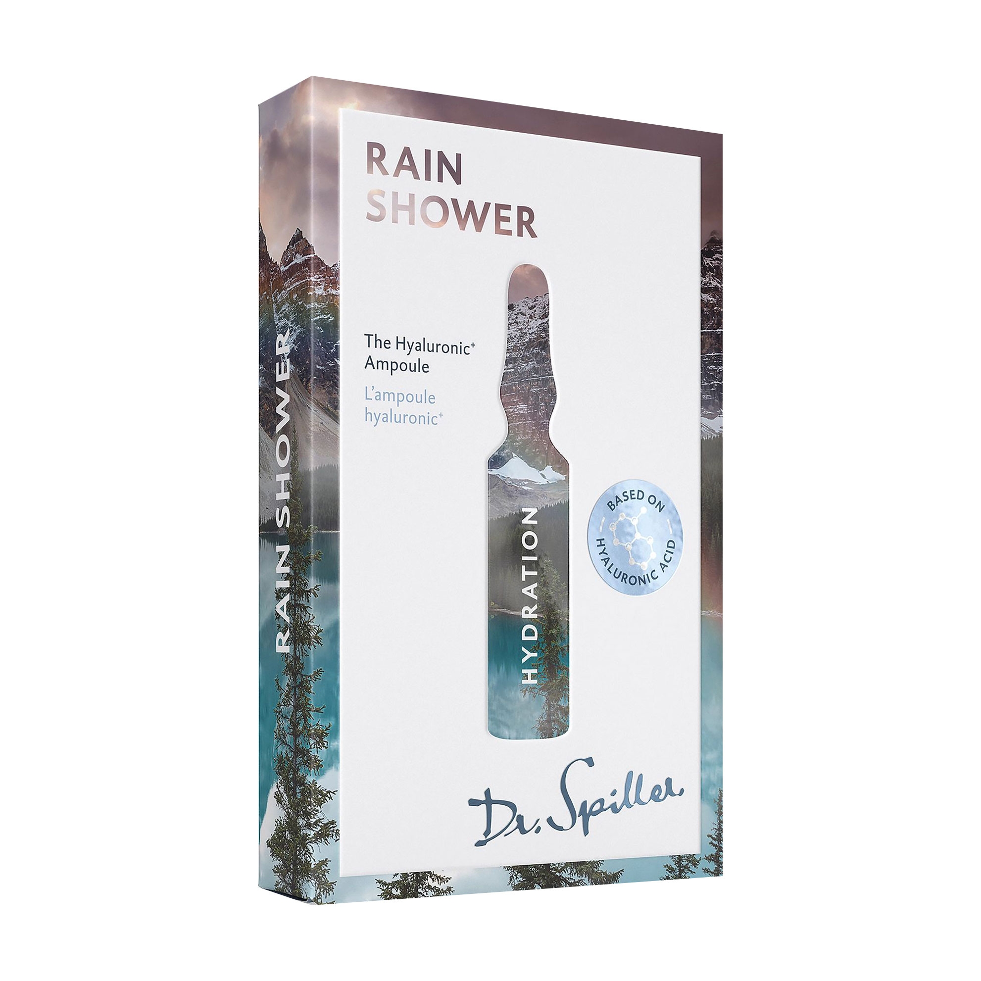 Ампульний концентрат для обличчя Dr. Spiller Hydration Rain Shower The Hyaluronic+ Ampoule, 7*2 мл